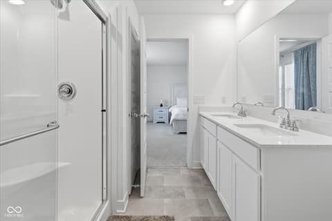 Bathroom at 3632 Wetherby Place, Danville, IN