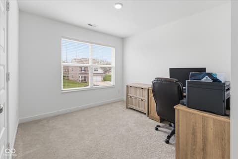Home office at 3632 Wetherby Place, Danville, IN