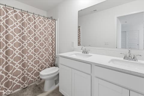 Bathroom at 3632 Wetherby Place, Danville, IN
