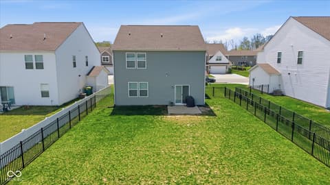 Backyard at 3632 Wetherby Place, Danville, IN