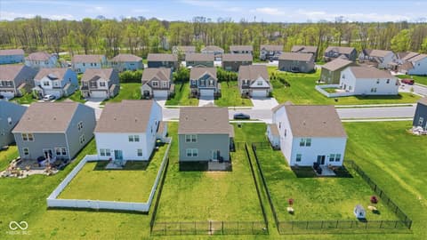 Aerial view at 3632 Wetherby Place, Danville, IN