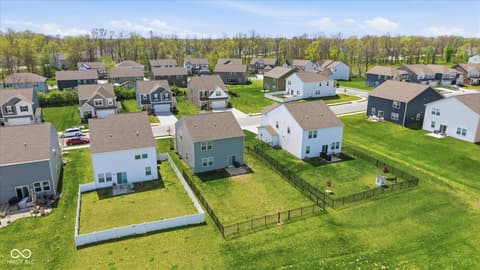 Aerial view at 3632 Wetherby Place, Danville, IN