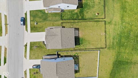 Aerial view at 3632 Wetherby Place, Danville, IN
