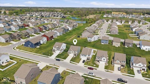 Aerial view at 3632 Wetherby Place, Danville, IN