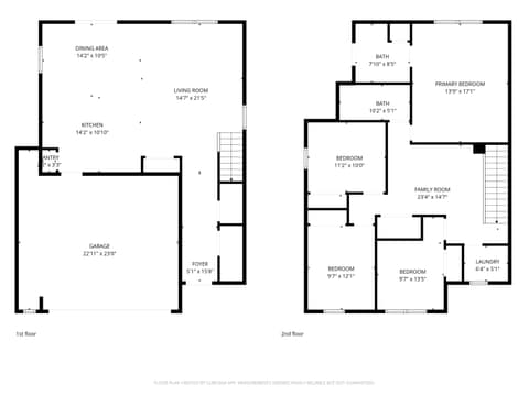 Floor Plan — 3632 Wetherby Place, Danville, IN