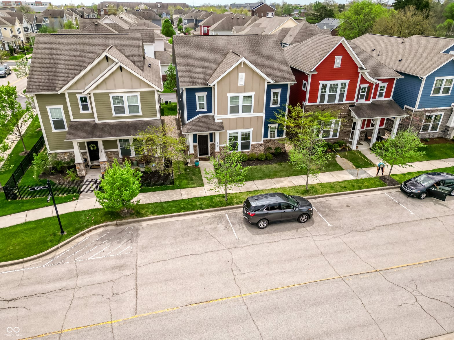 Front exterior at 9109 Rising Road, Indianapolis, IN