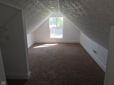 Primary bedroom at 1549 Harlan Street, Indianapolis, IN