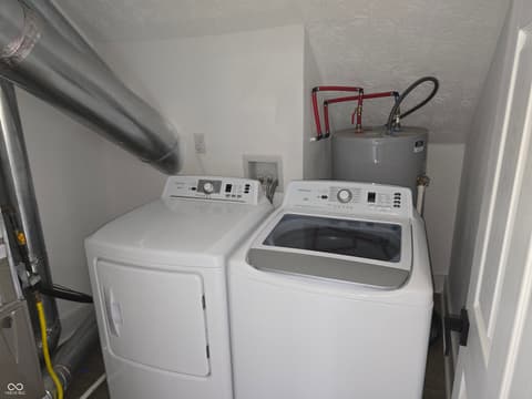 Laundry room at 1549 Harlan Street, Indianapolis, IN