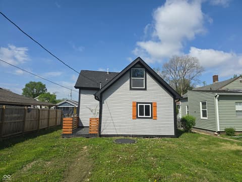 Backyard at 1549 Harlan Street, Indianapolis, IN