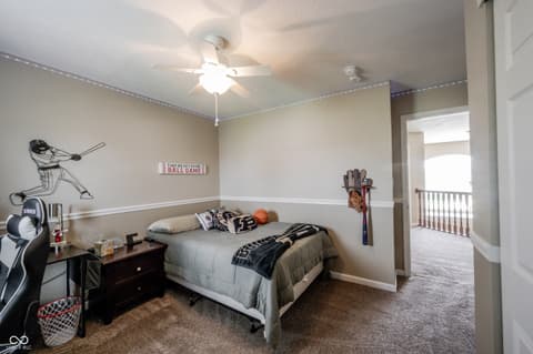 Bedroom at 12752 Broncos Drive, Fishers, IN