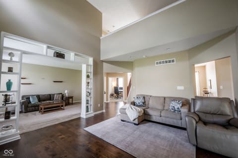 Family room at 12752 Broncos Drive, Fishers, IN