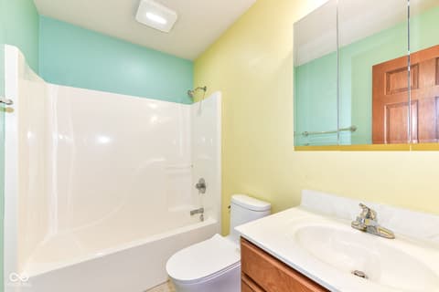 Bathroom at 3801 S Cedar Creek Lane, New Palestine, IN