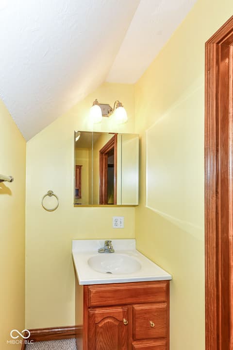 Bathroom at 3801 S Cedar Creek Lane, New Palestine, IN