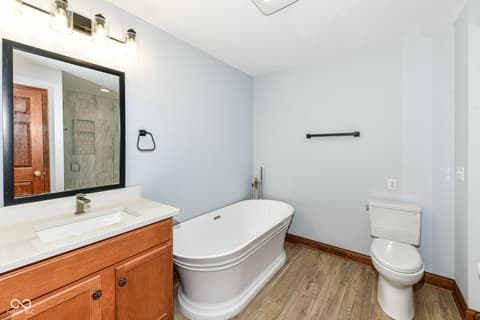 Bathroom at 3801 S Cedar Creek Lane, New Palestine, IN