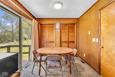 Dining room at 2174 W Old Waynetown Road, Crawfordsville, IN