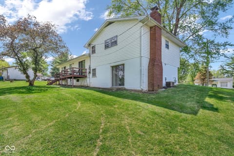 Backyard at 2174 W Old Waynetown Road, Crawfordsville, IN