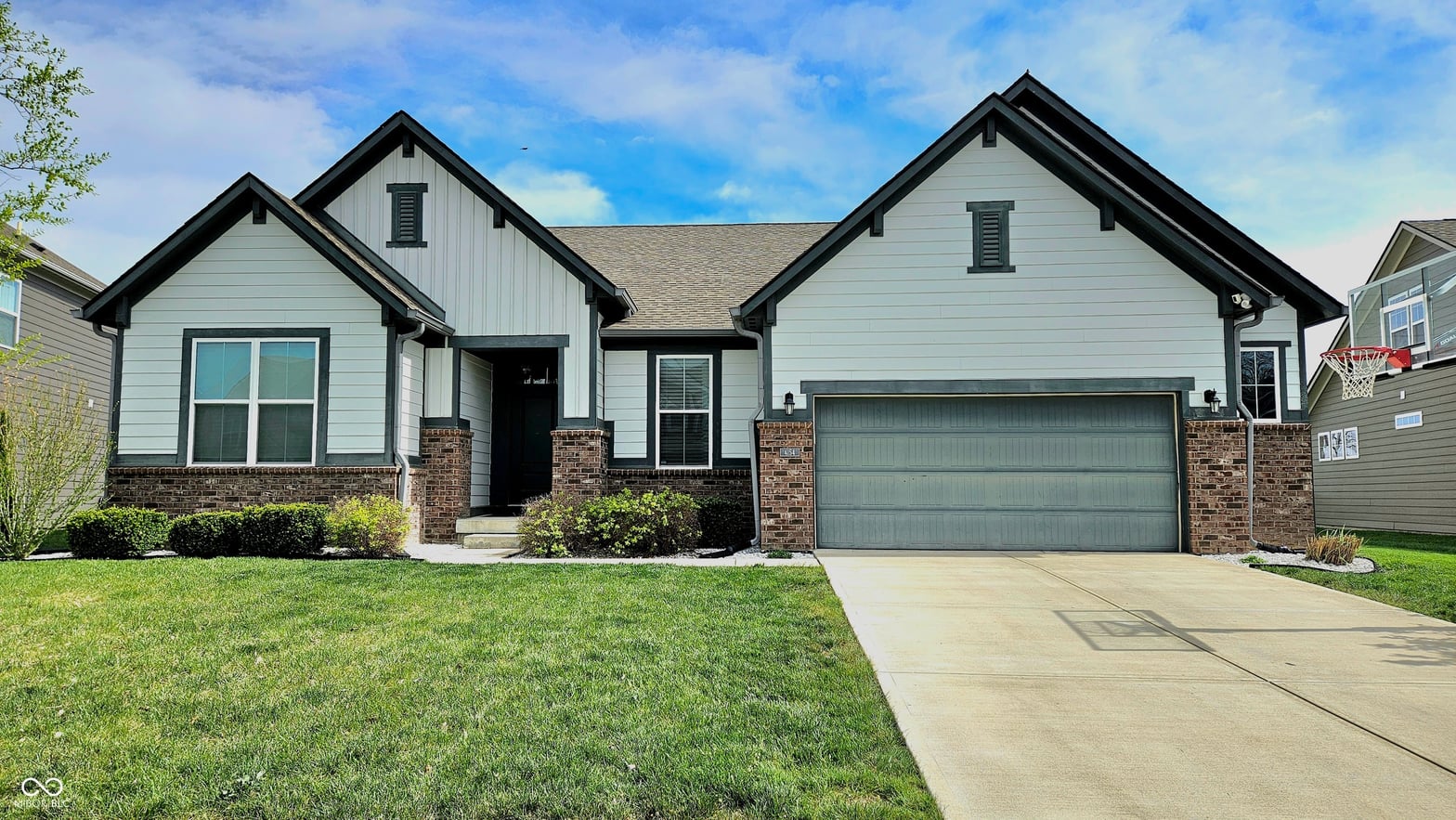 Front exterior at 4154 Basswood Drive, Danville, IN
