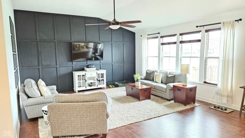 Living room at 4154 Basswood Drive, Danville, IN
