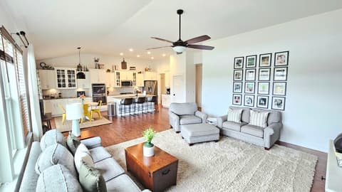 Living room at 4154 Basswood Drive, Danville, IN