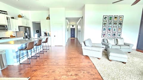 Living room at 4154 Basswood Drive, Danville, IN
