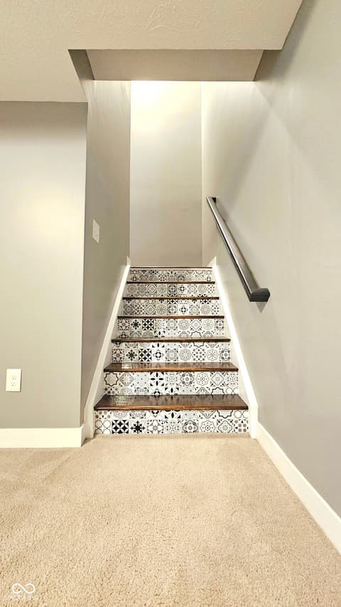 Basement at 4154 Basswood Drive, Danville, IN