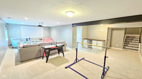Basement at 4154 Basswood Drive, Danville, IN