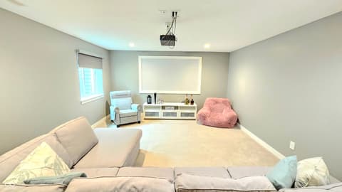 Basement at 4154 Basswood Drive, Danville, IN