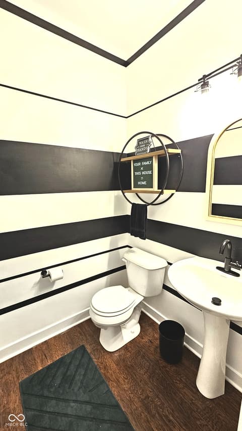 Bathroom at 4154 Basswood Drive, Danville, IN