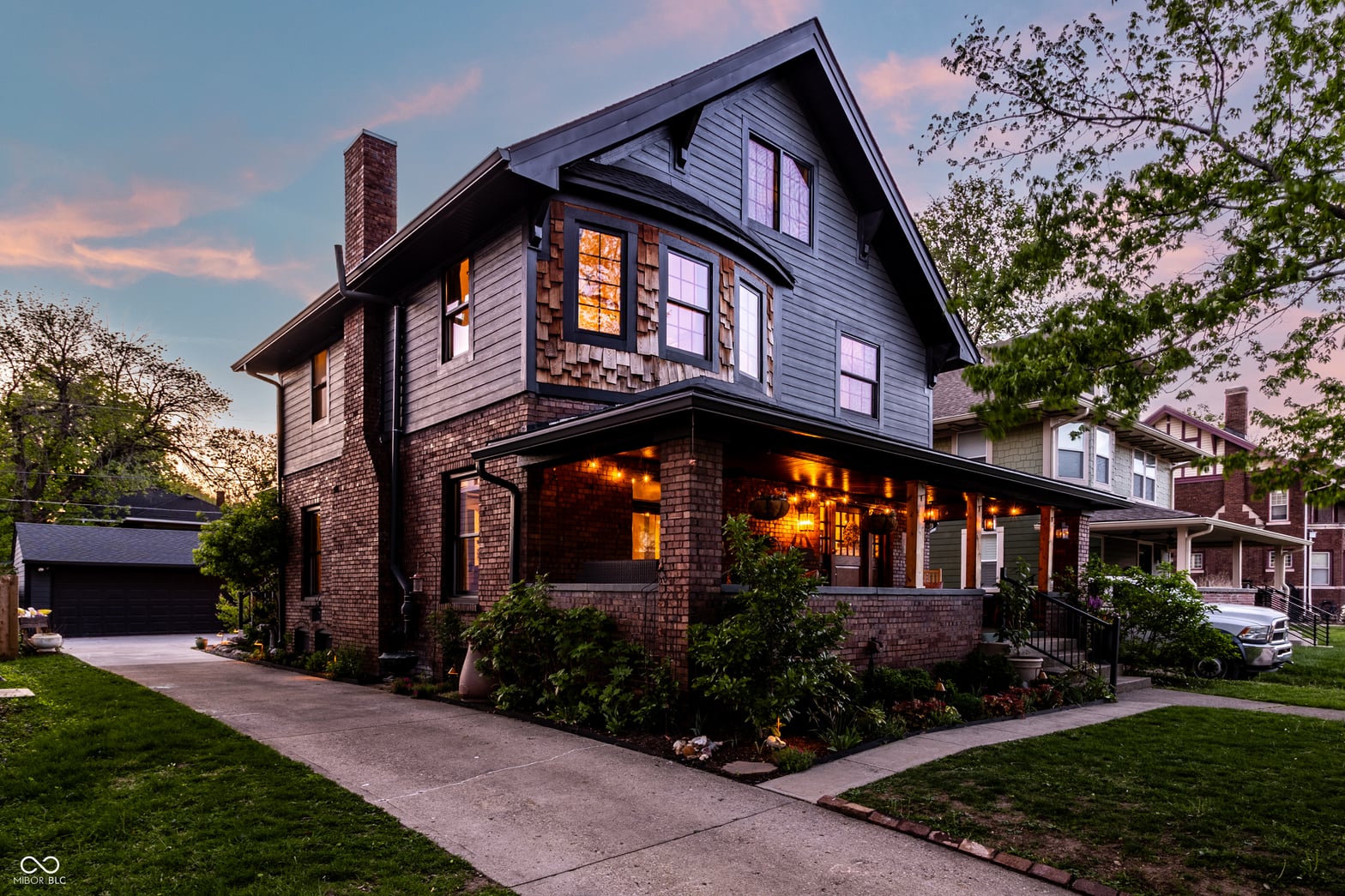 Front exterior at 3118 Washington Boulevard, Indianapolis, IN