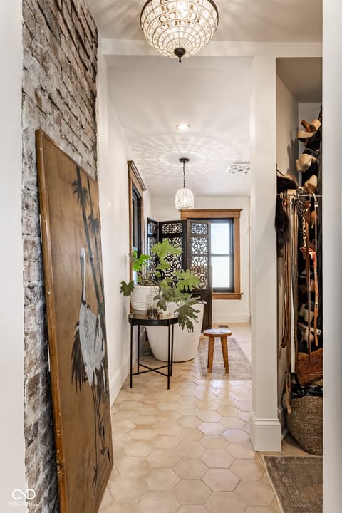 Hallway at 3118 Washington Boulevard, Indianapolis, IN