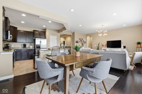 Dining room at 571 King Fisher Drive, Brownsburg, IN