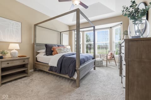 Primary bedroom at 571 King Fisher Drive, Brownsburg, IN