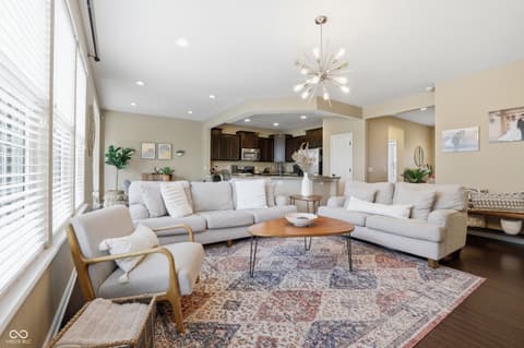 Living room at 571 King Fisher Drive, Brownsburg, IN