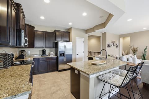 Kitchen at 571 King Fisher Drive, Brownsburg, IN