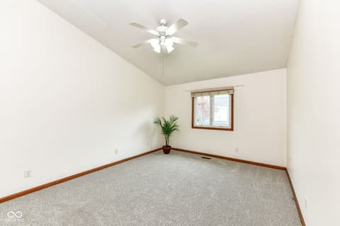 Primary bedroom at 8121 Foxchase Drive, Indianapolis, IN