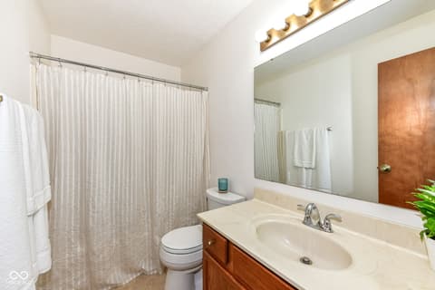 Bathroom at 8121 Foxchase Drive, Indianapolis, IN