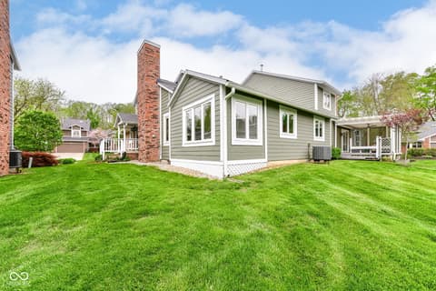 Backyard at 8121 Foxchase Drive, Indianapolis, IN