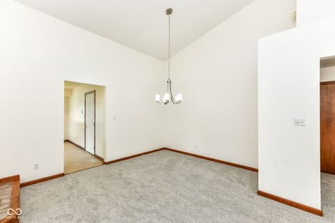 Dining room at 8121 Foxchase Drive, Indianapolis, IN