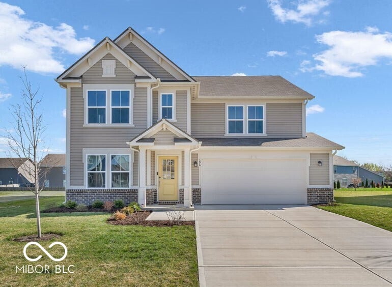 Front exterior at 396 Weaver Lane, Pittsboro, IN