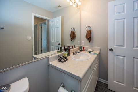 Bathroom at 4620 Whitham Lane, Indianapolis, IN