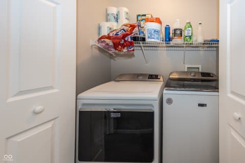 Laundry room at 4620 Whitham Lane, Indianapolis, IN