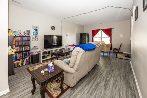 Living room at 4620 Whitham Lane, Indianapolis, IN