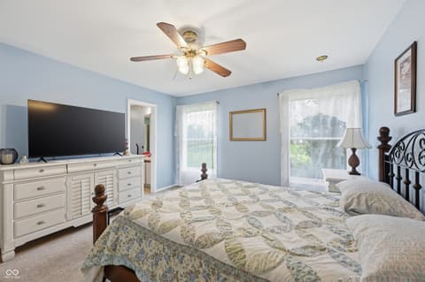 Bedroom at 2017 Fairway Drive, Greencastle, IN
