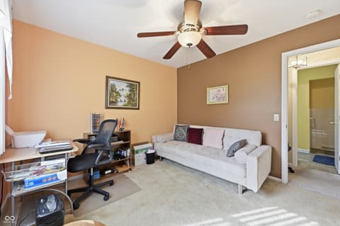 Home office at 2017 Fairway Drive, Greencastle, IN