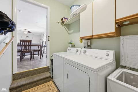 Laundry room at 2017 Fairway Drive, Greencastle, IN