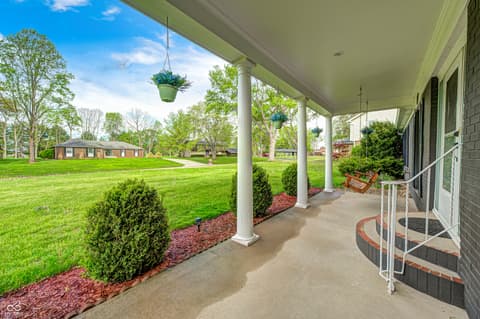 Outdoor living area at 2017 Fairway Drive, Greencastle, IN