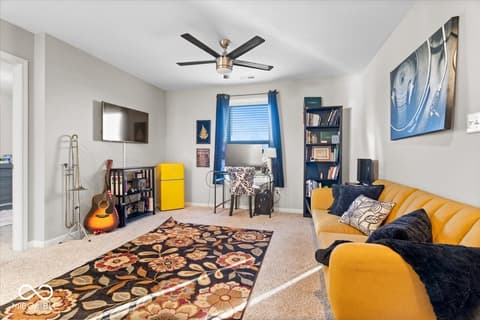 Living room at 5162 Arling Drive, Indianapolis, IN