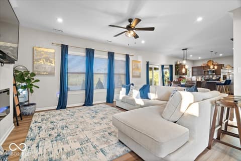 Living room at 5162 Arling Drive, Indianapolis, IN