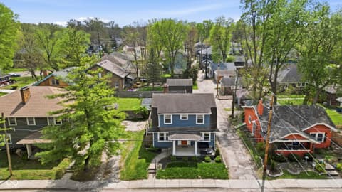 Aerial view at 821 E 36th Street, Indianapolis, IN