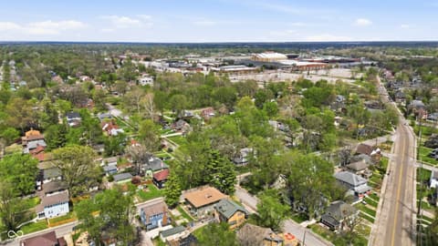 Aerial view at 821 E 36th Street, Indianapolis, IN
